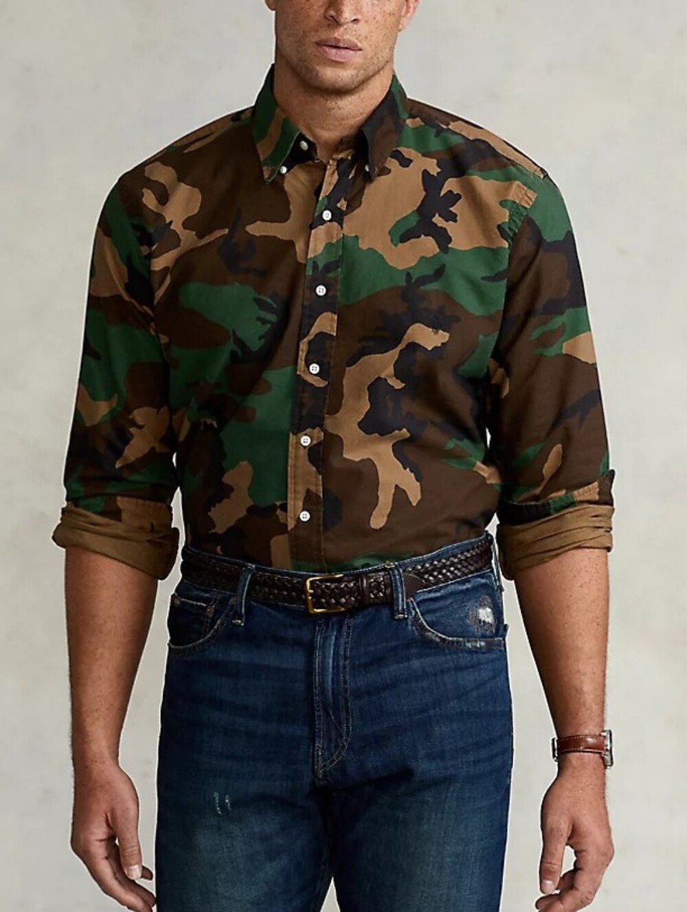 Ralph Lauren Camouflage Button-Down Shirt